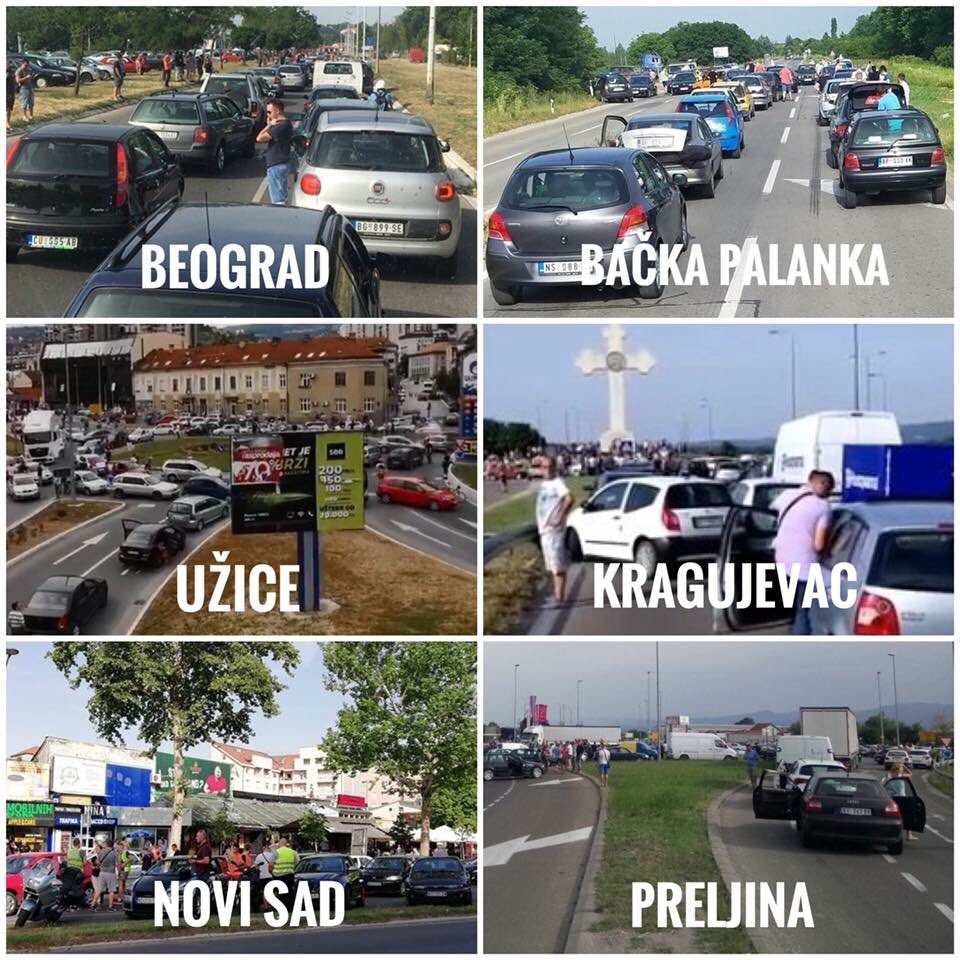 Protesta ne Serbi